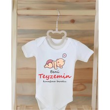 Moda Lime %100 Organik Pamuk Baskılı Bebek Çıtçıtlı Body