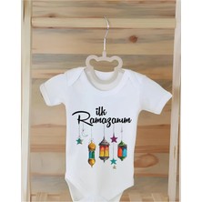 Moda Lime %100 Organik Pamuk Baskılı Bebek Çıtçıtlı Body