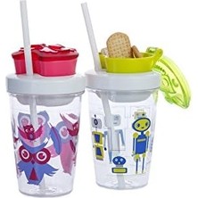 Data Store Snack Atiştirmalik Tritan Bardak 350 Ml, Pembe