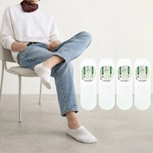 Kral Socks Erkek - Bayan Bambu Babet Çorap Dikişsiz Parfümlü Silikonlu Babet Çorap