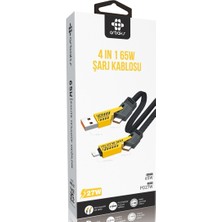 Norino 4’ü 1 Arada 65W | Pd 27W Destekli | Usb-A / Type-C / Lightning Uyumlu Arbaks ARB-121