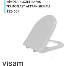 Visam Visam mimoza Yavaş Kapanan Klozet Kapağı