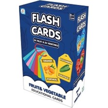 Data Store Meyve ve Sebze Eğitim Kartları, 48 Türkçe-Ingilizce Kelime, 3+ Yaş