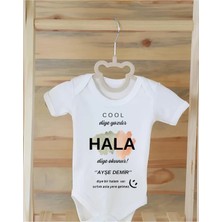 Moda Lime %100 Organik Pamuklu Baskılı Bebek Body