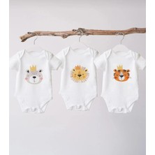 Moda Lime %100 Organik Pamuk 3lü Bebek Zıbın