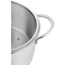 Data Store Nehir Silver Mat 20 cm Derin Tencere