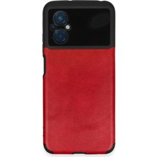 Eco Port Xiaomi Poco M5 Kılıf Loop Deri Silikon - Kırmızı