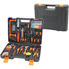 MERİVİA 38PCS Teknik El Aletleri Usta Takım Sett.vida-Pense-Djt.k.kalem-Alyan-Çekiç-Bits Uç-Fener-Metre-M.bıçak (5405)