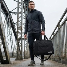 Hawk Unısex Çok Amaçlı El Omuz Valiz Seyahat Çantası Spor Gym Valiz Şu Geçirmez Kumaş Taban Ve Yan Pedli