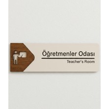 Csd Tasarım Ahşap Oda Kapı Isimliği Yönlendirme Tabelası Levhası Kişiselleştirilebilir