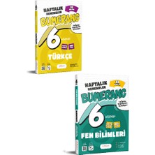 Günay Yayınları 6. Sınıf Bumerang Türkçe + Fen 32 Haftalık Deneme Seti