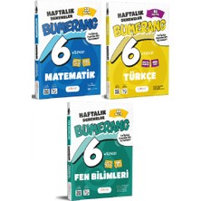 Günay Yayınları 6. Sınıf Bumerang Türkçe+Matematik+Fen 32 Haftalık Deneme Seti