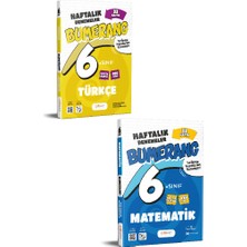 Günay Yayınları 6. Sınıf Bumerang Türkçe+Matematik 32 Haftalık Deneme Seti