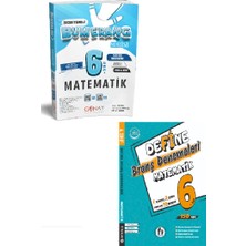 Günay Yayınları 6. Sınıf Bumerang Matematik Etkinlikli Kitap + Fi Yayınları Branş Denemesi