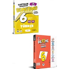 Günay Yayınları 6. Sınıf Bumerang Türkçe 32 Haftalık Deneme + Fi Yayınları Define Fasikül Seti
