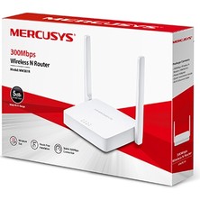 Flamex Mercusys MW301R, 3port, 300MBPS, 2.4ghz Wifi, Masaüstü, Megabit, Router