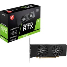 Flamex Msı Geforce RTX3050 Lp E 6g Oc 6gb Gddr6 96BIT 1xdp 2xdp Ekran Kartı
