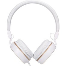 Flamex Hp DHH-1206-WT-W Kulak Üstü Kablolu Kulaklık