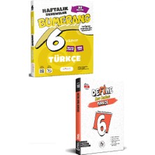 Günay Yayınları 6. Sınıf Bumerang Türkçe 32 Haftalık Deneme + Fi Yayınları Define Soru Bankası