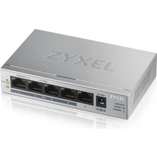 Flamex Zyxel GS1005HP, 5 Port, Gigabit, Poe 60W, Yönetilemez, Masaüstü Switch