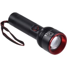 Flamex Ennalbur Powerdeks PD6900 2000 Lümen Zoomlu Şarjlı El Feneri