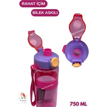 Vagonlife Tritan 750 ml Matara Bilek Askılı-Kaydırmaz Slikon Gövde