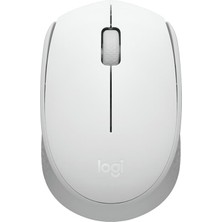 Flamex Logıtech 910-006867, M171 White, USB Nano 2,4g Kablosuz, 1000DPI, Optik, 3 Tuşlu, 12AY Pil Ömrü,