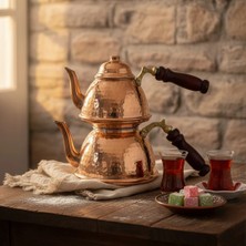 Bakır Azeri Çaydanlık