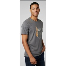 Hard Money Bardak Tutan El Baskılı T-Shirt