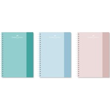Faber-Castell Pp Kapak, Soft Defter, 80 YAPRAK,ÇIZGILI,400 Mikron