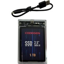 Flamex Codegen 1tbssdext2 1tb USB 3.0 Taşınabılır SSD Siyah