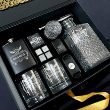 Hediyemen Prestijli Hediye: Isme Özel Viski Şişesi Seti – Exclusive Kutuda