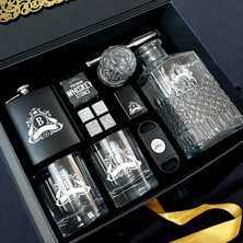 Hediyemen Full Donanımlı Gentleman Viski Seti – Lüks Sunumlu Exclusive Kutuda