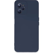 Eco Port Realme C35 Kılıf Nano Içi Kadife Silikon - Lacivert