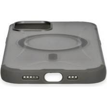 Nuveden Ieg™  Iphone 12 Hilton Magsafe Kapak - Titan Gri NVDN-CEPAKS34