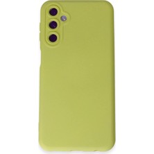 Eco Port Samsung Galaxy M14 5g Kılıf Nano Içi Kadife Silikon - Sarı