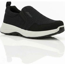 Letao Erkek Siyah Kolay Giyim Bağsız  Rahat Sneaker  Günlük Ayakkabı