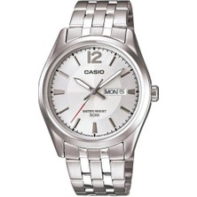 Casio MTP-1335D-7AVDF Erkek Kol Saati Çelik Kordonlu 5 ATM Suya Dayanıklı Fonksiyonel Tasarım