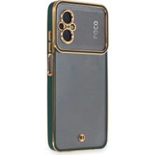 Eco Port Xiaomi Poco M5 Kılıf Liva Lens Silikon - Yeşil