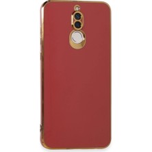 Eco Port Huawei Mate 10 Lite Kılıf Volet Silikon - Kırmızı