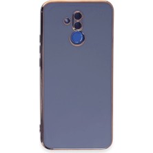 Eco Port Huawei Mate 20 Lite Kılıf Volet Silikon - Mavi