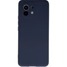 Eco Port Xiaomi Mi 11 Kılıf Nano Içi Kadife Silikon - Lacivert