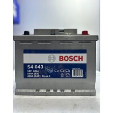 Bosch Akü - 0092S40430 - 12V - 62AH - Class A ( Düz)