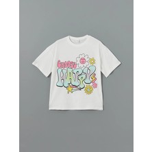 Lc Waikiki Yeni Sezon Bisiklet Yaka Kız Çocuk Pijama Üst