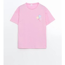 Lc Waikiki Yeni Sezon Bisiklet Yaka Kız Çocuk Pijama Üst