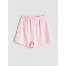 Lc Waikiki Yeni Sezon Beli Lastikli Basic Kız Çocuk Pijama Şort