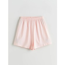 Lc Waikiki Yeni Sezon Beli Lastikli Kız Çocuk Pijama Şort