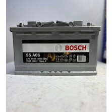 Bosch Akü - 0092S5A060 12 V 80 Ah Agm