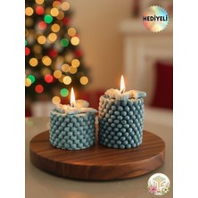 Deniz Temalı Bubble Mum Dekoratif (Soya Wax) Okyanus Kokulu (1 Adet Büyük)