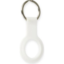 Eco Port Airtag Silikon Kılıf - Beyaz